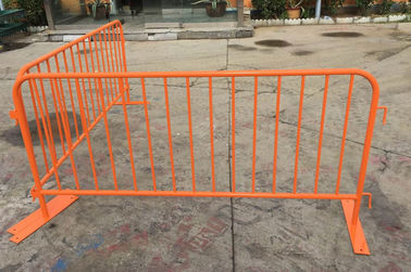 PVC Coating Orange Color Construction Safety Barriers Security Movable Road Barriers