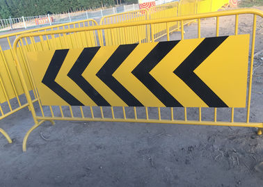Removable Construction Site Crowd Safety Barriers Concrete Road Barriers