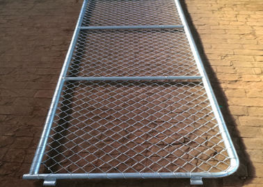 porte 12ft enduite de barrière de maillon de chaîne de 3.66m x de 1m OD 32mm x 1.5mm pour des éleveurs de moutons