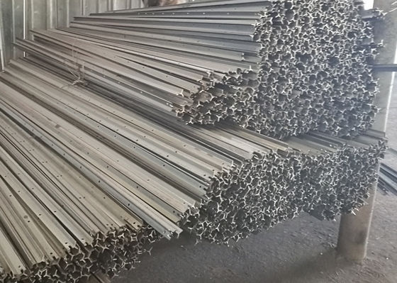Poteaux/poteau en acier galvanisés en forme d'étoile barrière de bétail durable et réutilisable